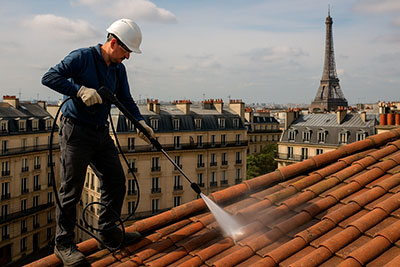 Meilleure période pour nettoyer une toiture ou une façade à Paris