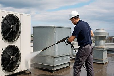 Nettoyage des équipements en toiture à Paris : climatiseurs, caissons et extracteurs pour des bâtiments plus sains et plus économes